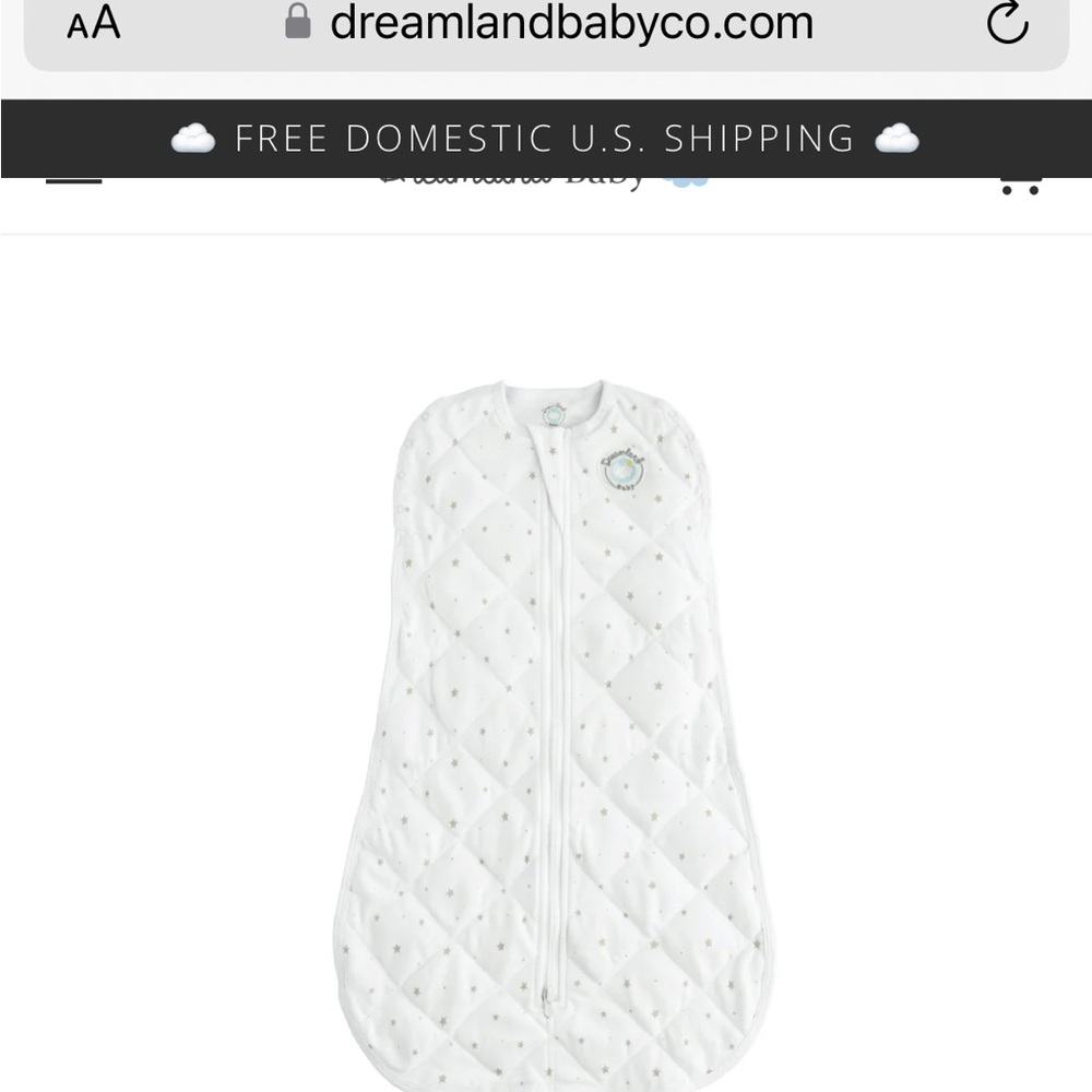 Dreamland baby co dream weighted sleep swaddle